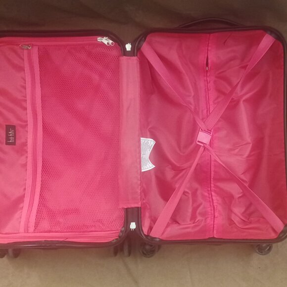 Nicole Miller New York Luggage - 24 Inch Carry On Hardside Suitcase - Picture 8 of 10